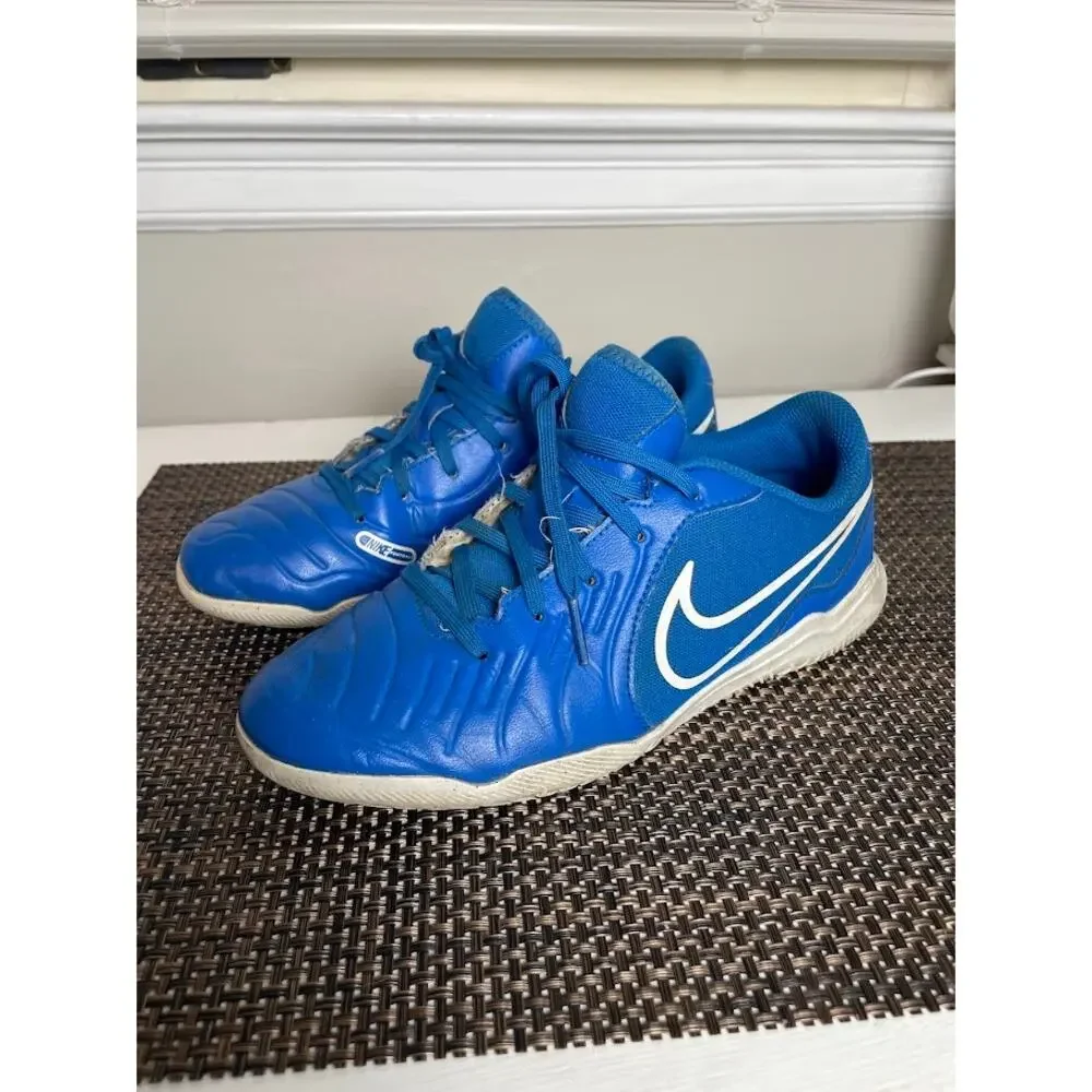 Nike JR Tiempo Legend 10 Academy Sneakers Youth Size 4.5Y Blue DV4354-400